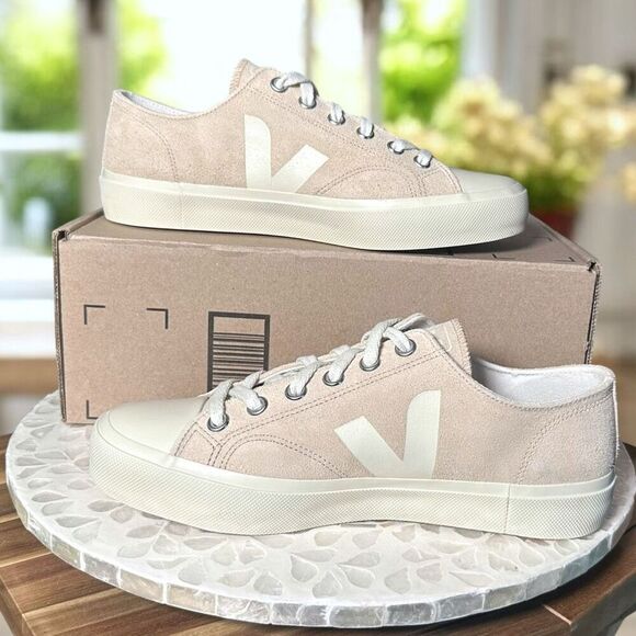 VEJA Wata II Low Leather Suede Almond Pierre Sneakers Shoes Size EU 42 US Women - Picture 8 of 12